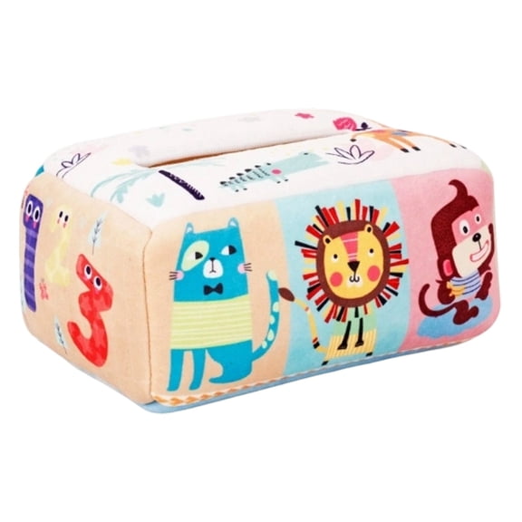 XIANXIAN Baby Tissue Box Toy - Baby Toys for 6-12 Months 1 Year Old Boy Girl - Soft Crinkle Sensory Toys for Infant Toddlers - Christmas Essentials Stuffers - Baby Boy Girl Gifts