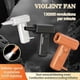 thumbnail image 2 of 13K RPM Brushless Turbo Fan Adjustable Speed Handheld Cordless Blower Fan for Dusting, Snow Removal, Fire Ignition, Cooling & Cleaning, 2 of 5