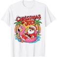 thumbnail image 1 of Camiseta hawaiana divertida de Santa Summer Beach Vibes de Navidad en julio, 1 of 2