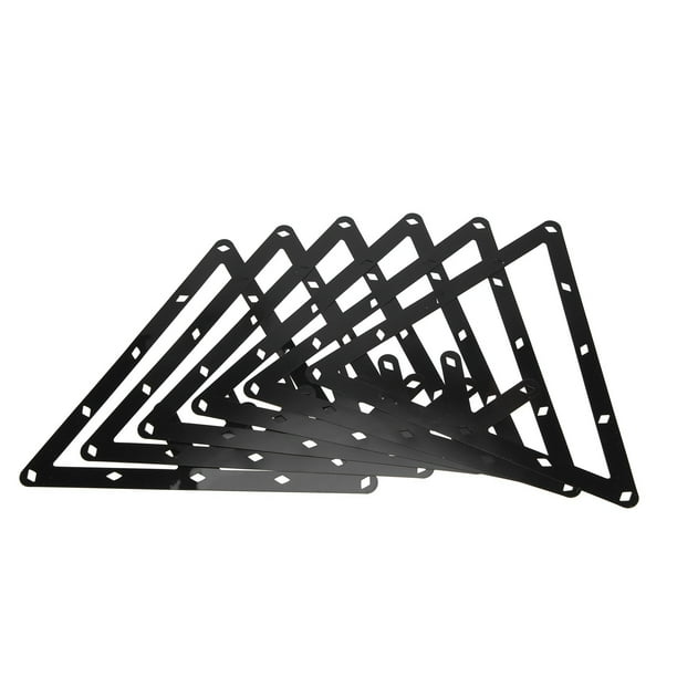6 Piezas de Soporte Estante de Bolas MáGicas Taco de Billar TriáNgulo Hoja Accesorios para Bola MáGica Estante 8, 9 y 10 Bola