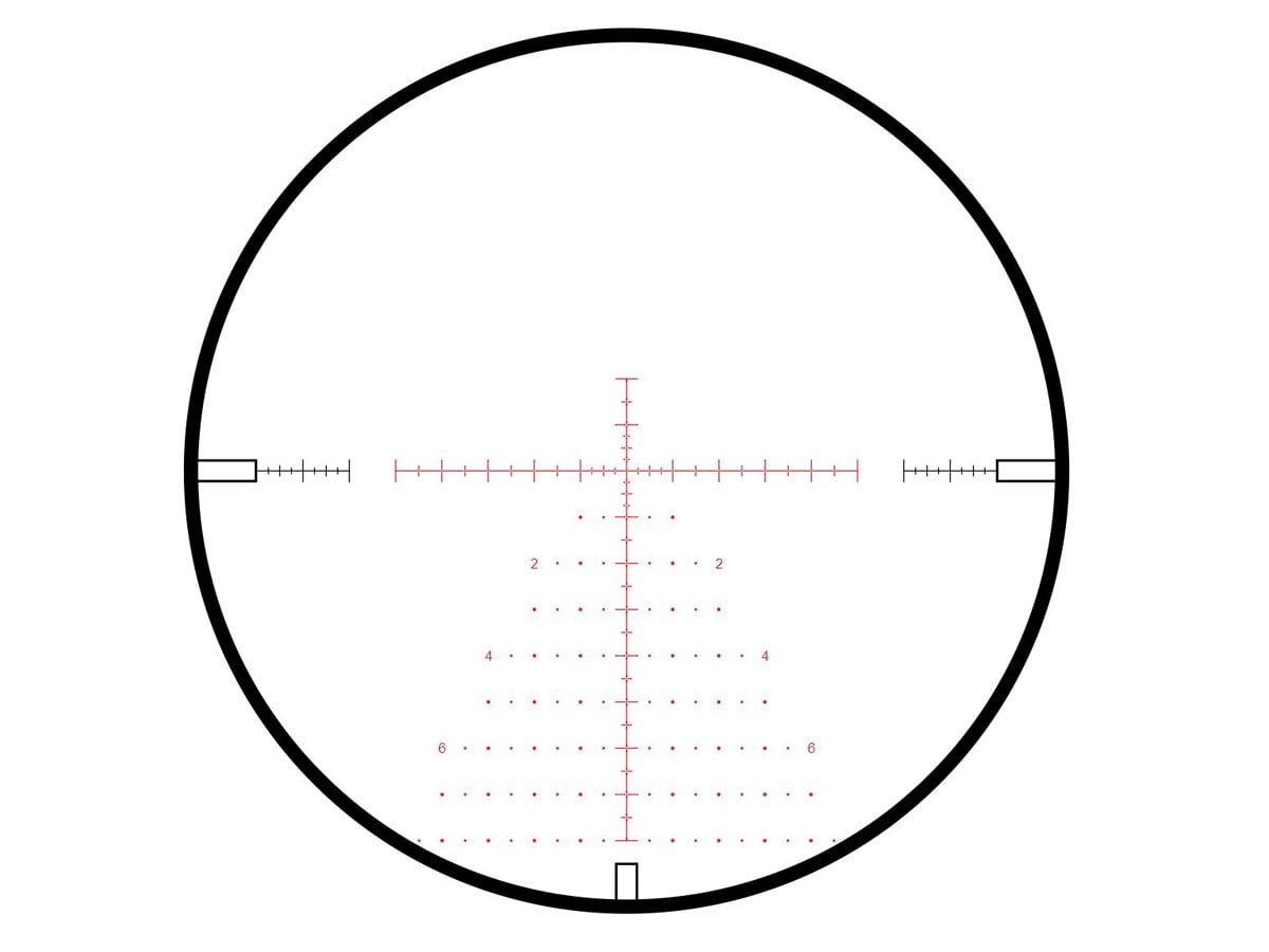 Hawke Frontier SF 4-20x44 Scope - Mil Pro Illuminated Reticle - 1" Tube - Black