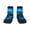 2 Black-1, variant on Blue Fire Wolf Pattern Quarter Crew Socks,Toe Seamed Ankle Socks,Cotton Cushioned Breathable Athletic Crew Sports Socks