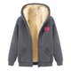 thumbnail image 5 of WILLBEST Sudadera con Capucha para Mujer, Estilo Otoño/Invierno, con Estampado Cómodo y Cremallera Gruesa Grande, 5 of 5