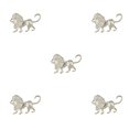 thumbnail image 2 of Minnieouse Broche Animal Pins Shining Breastpin Aleación Oro Plata Animales Patrón Dye Tech Joyería Chal Accesorios Ropa plata Type2 NO2, 2 of 6