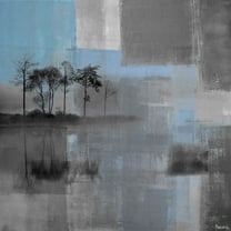 Parvez Taj Blue Horizon Canvas Wall Art, 12" x 12"