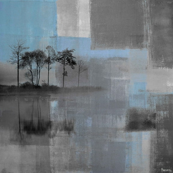 Parvez Taj Blue Horizon Canvas Wall Art, 12" x 12"