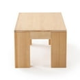 thumbnail image 4 of Plank+Beam Solid Wood 40" Modern Coffee Table, Rectangular Center Table for Living Room, 4 of 10