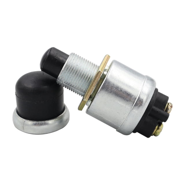 Botón de arranque del motor, resistente a la intemperie, accesorio resistente al agua de 12 V/24 V, reemplazo del interruptor de arranque momentáneo Sharpla Botón de arranque del motor