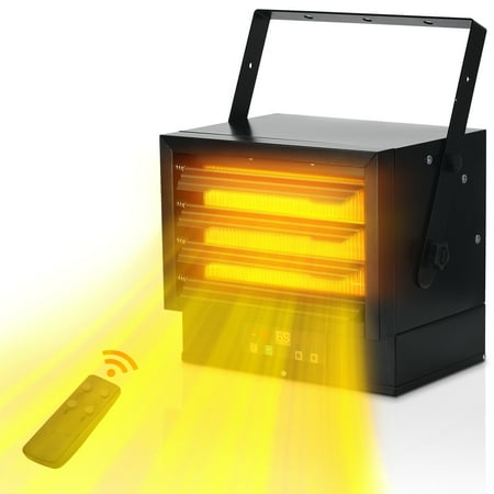 

AKIRES 7500-Watt Electric Garage Heater 240V Ceiling Mounted Fan Forced Industrial Shop Heater with Remote 25000BTU 750sqft Hard-Wired Space Heater for Garage