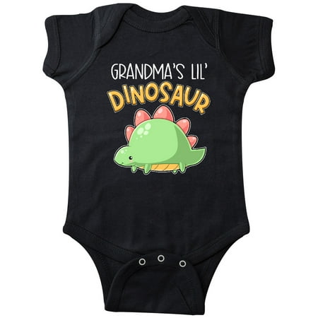 

Inktastic Grandma s Lil Dinosaur with Cute Stegosaurus Gift Baby Boy or Baby Girl Bodysuit