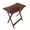 Mahogany, variant on Fairway Avenue Home 26"W Bamboo Folding Personal Table, White