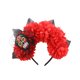 thumbnail image 1 of Fiesta de Halloween Aro para el pelo Muerte Calavera Rosa Falta Gasa Novia fantasma Wmkox8yii fajkfhkj4064, 1 of 1