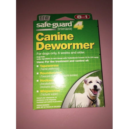 8In1 Safe Guard Safeguard Dog Dewormer Canine Dogs Large Puppies Pet Wormer