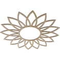 thumbnail image 2 of Ekena Millwork 34"OD x 11 7/8"ID x 3/8"T Daisy Wood Fretwork Pierced Ceiling Medallion, Birch, 2 of 3