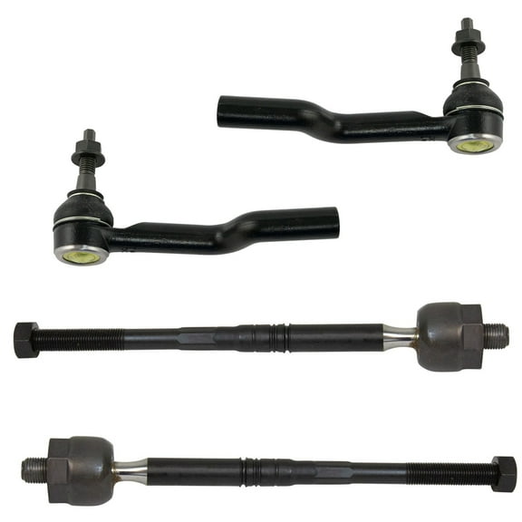 TRQ Front Inner and Outer Tie Rod Set Fits Select 2008-2015 Cadillac CTS