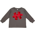 thumbnail image 3 of Inktastic Autism Awareness Be Kind Red Puzzle Piece Boys or Girls Long Sleeve Toddler T-Shirt, 3 of 5