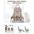 thumbnail image 4 of Lovevook Backpack Purses for Women, 15.6 Inch Laptop Backpack College Computer Bag, Multi-Functional Travel Work Bag Teacher Nurse Bag with USB Charging Port, 4 of 6