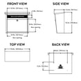 thumbnail image 4 of Architectural Mailboxes Maya Classic Stainless Steel Wall Mount Silver Mailbox, 4 of 8