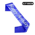 thumbnail image 6 of SEARCHI Happy Birthday Sash and Shoulder Strap - Soft Cloth Ink Printing Sash - Birthday Party Etiquette Belt Party Favors Supplies and Decorations, 6 of 6