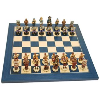 Wood Expressions 17" Pirate Chess Set