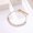 Gold Color, variant on 1PC AAA Cubic Zirconia Stone Bracelets Golden Silver Color 14K White Gold Chain Bracelet for Women Punk Hip Hop Jewelry