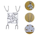 thumbnail image 3 of 4 Pcs Collier Ras-du-Cou Créatif d'Amitié Chic Collier Cadeau pour Bons Amis, 3 of 8