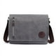 thumbnail image 1 of Bolso bandolera para hombre, de lona, de 13,5 pulgadas, color negro, 1 of 7