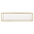 thumbnail image 5 of Koyal Wholesale Long Glass Candle Holder Centerpiece Box, 16 x 4 x 4 Gold Centerpiece Tray Decor, Long Table Centerpiece, 5 of 5