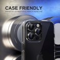 thumbnail image 5 of Dteck Camera Lens Protector for iPhone 16 Pro, Individual Metal Ring 9H Hardness HD Tempered Glass Camera Screen Protector Cover for iPhone 16 Pro,Black, 5 of 5