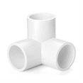 thumbnail image 4 of PVC Pipe Elbow 1 Inch 3 Way, DIY PVC Tee Elbow Fittings for PVC Pipe Connections,6PCS, 4 of 7