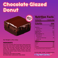 thumbnail image 5 of Prime Bites Protein Brownie with 19g Protein and 5g Collagen Glazed Chocolate Donut, 12 count, 5 of 5