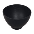 thumbnail image 1 of ForPro Professional Collection Tazón de silicona para mezclar, negro, flexible, inodoro, para mezclar tratamientos faciales, masajes, cuerpo y otros productos, 8 oz, 1 of 1