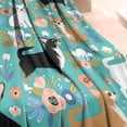 thumbnail image 3 of Chihuahua and Flower Florals Blanket,Comfortable Soft Flannel Throw Blanket,All Season,Warm Lightweight Blankets for Sofa Bed Couch Living Room Chair,60"x80", 3 of 4