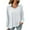 White, variant on Summer Savings Clearance 2024! TAGOLD Womens Summer Tops,Fashion Women Casual Lapel Long Sleeve Solid Color Shirt Top Single-Breasted Cardigan Blouse