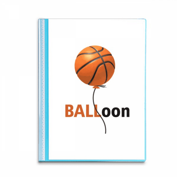 Basket Ball Balloon Flight Book Sheet Protectors Portfolio Binder Folder