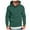 Dark Green, variant on Fgnfyis Pullover Hoodies for Men Solid Long Sleeve Drawstring Hooded Sweatshirt Trendy 2025 Spring Fall Hoodies with Pockets Light Gray L