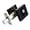 Black, variant on Zincs Alloy Front Door Lock Set Keyed Entry Door Knob with Lock Noise Reduction For Home Offices Apartment