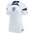 thumbnail image 2 of Women's Nike White USMNT 2022/23 Home Breathe Stadium Replica Blank Jersey, 2 of 3