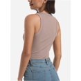 thumbnail image 4 of Women Tank Tops Summer Sleeveless Basic Cami Top Shirt Slim Racerback Blouses, 4 of 7