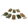 thumbnail image 1 of KLKCMS 8 Pieces 1:72 Scale DIY Tank Model Assemble Model Building Toys Puzzle Games for A, 1 of 9