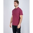thumbnail image 3 of Real Essentials 3 Pack: Men's Jersey Cotton Short Sleeve Polo Shirt - Breathable Performance Polo (Available in Big & Tall), 3 of 7