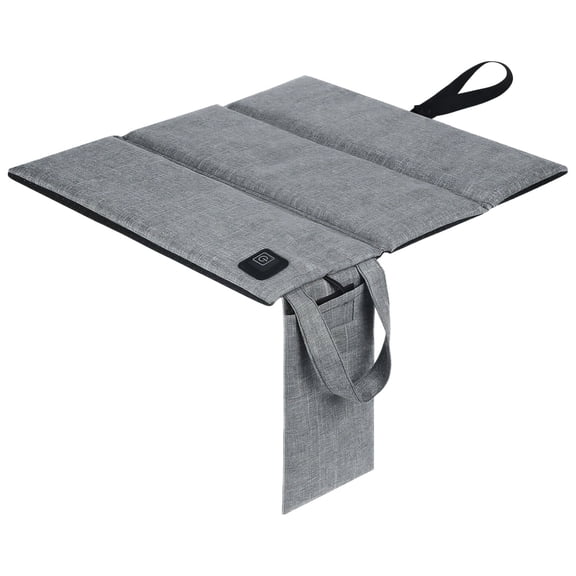 Portable Foldable Heated Seat Cushion, USB Waterproof Chair Pad with 3-Level Temp Control, Comfortable Heating Cushion Pad, Large 17.3 x 15.7 in / 44 x 40 cm, Oxford Cloth for Camping, Picnics