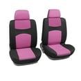 thumbnail image 1 of Unique Bargains 4 Pcs Universal Front Car Seat Cover Kit Flat Cloth Fabric Seat Protector Pink, 1 of 8