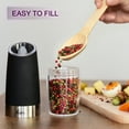 thumbnail image 5 of Gravity Electric Salt and Pepper Grinder Set- Black by Flafster Kitchen, 5 of 7