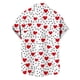 thumbnail image 4 of Blusa y camisa de manga corta con cuello vuelto para hombre, blusa informal de moda con cuello vuelto, blusa estampada de manga corta con botones, blusa de poliéster para hombre, 4 of 6