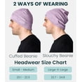 thumbnail image 4 of 𝗦𝗢𝗙𝗧 Merino.tech Unisex Adult Merino Wool Beanie Hat - Cuff Beanie with Hiking Socks, 4 of 8