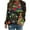 Multicolor, variant on Up to 65 off!Lolmot Christmas Sweatshirt for Women Oversized Crewneck Sweatshirt Fleece Pullover Shirt Holiday Funny Xmas Tree Lights Graphic Long Sleeve Tops