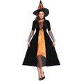 thumbnail image 2 of Disfraces de Halloween 2024 M-XL Disfraz de bruja de Halloween Disfraz de bruja malvada de rol europeo y americano Disfraz de bruja escénica, 2 of 5