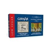 Girnar Instant Tea Premix Low Sugar Variety Pack, 15 Sachets