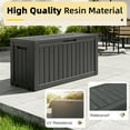 thumbnail image 6 of Bifanuo 80-Gallon Resin Deck Box with Lock, Waterproof Outdoor Storage Box for Patio Furniture, Garden Tools, Pool Supplies, Cushions & Seasonal Items, 6 of 6